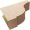 Ekena Millwork 11"W x 33"D x 22"H Classic Van Buren Rough Cedar Woodgrain TimberThane Corbel, Primed Tan CORUR11X33X22VANRCPR - alternate 2